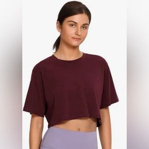 CRZY Yoga Crop Top Tee